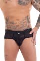 Vertikal Streifen Push-Up Brief